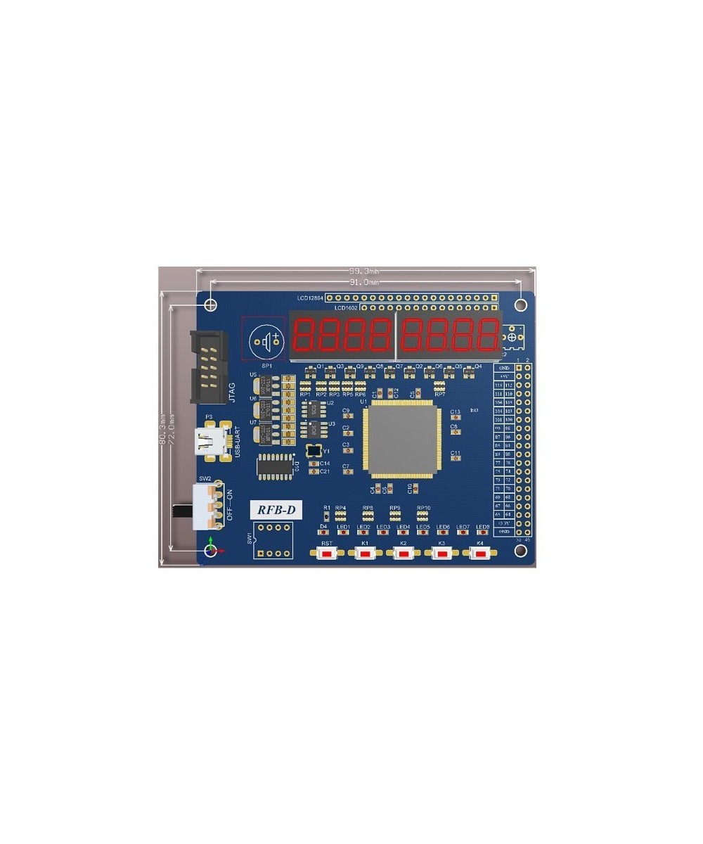 Tarjeta de desarrollo y programador FPGA ALTERA Cyclone IV EP4CE6E