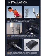 amplificador de señal celular 2G/3G/4G TIGO y Claro, 850/1900/1700/2100MHz LINTRATEK HLT-CGD20B