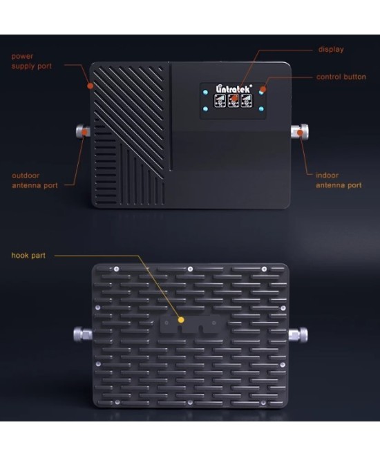 amplificador de señal celular 2G/3G/4G TIGO y Claro, 850/1900/1700/2100MHz LINTRATEK HLT-CGD20B