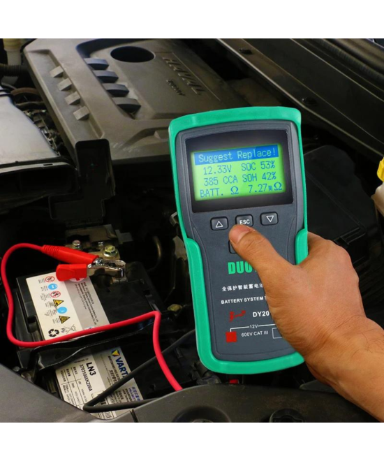 Probador de Baterias de Carro 12V/24V DY2015A DUOYI
