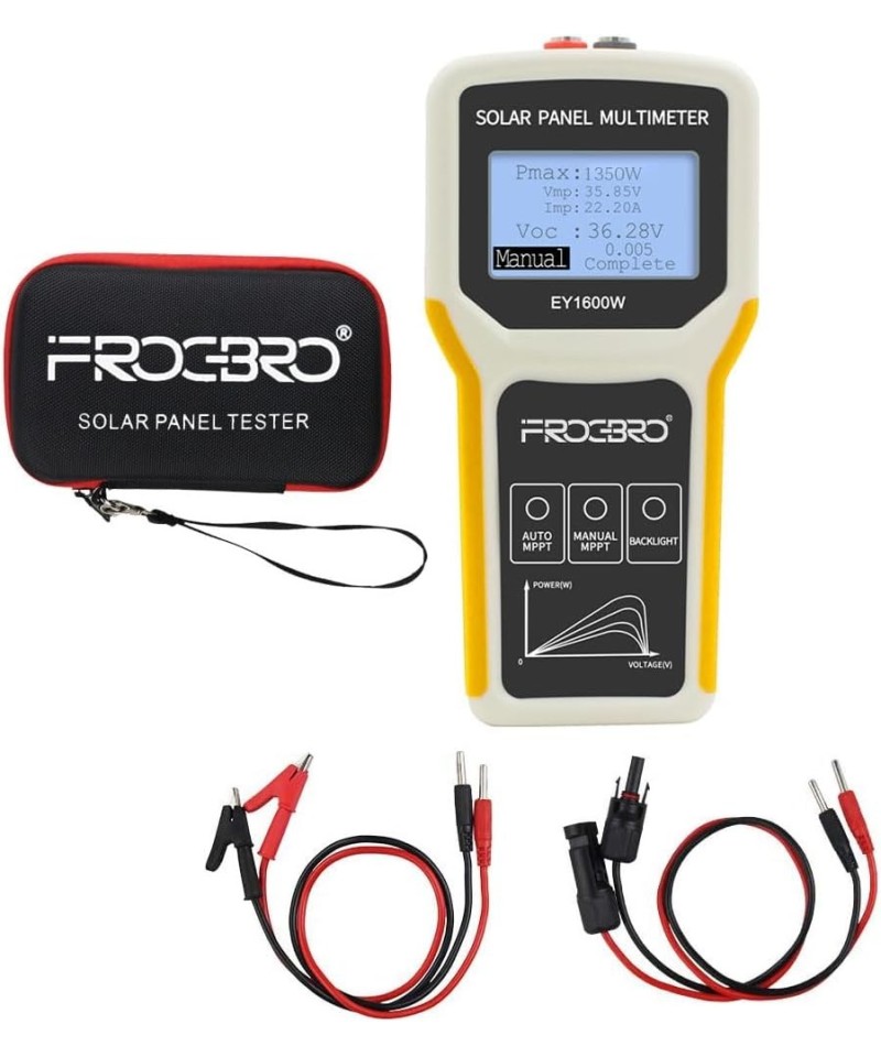 Multimetro para panel solar EY1600W FROGBRO