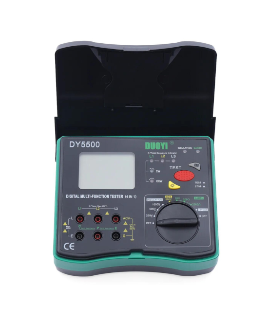 Probador de resistencia a tierra 4 en 1 DY5500 DUOYI