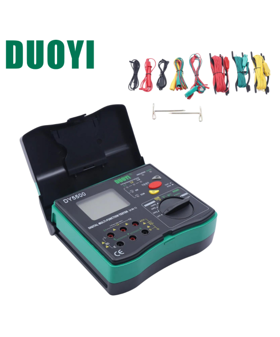 Probador de resistencia a tierra 4 en 1 DY5500 DUOYI