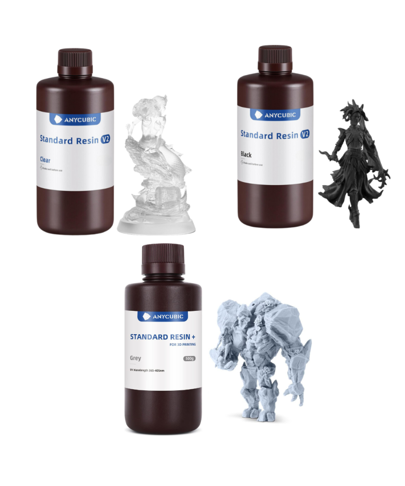 Resina UV ANYCUBIC 500g  para impresoras 3D Standard