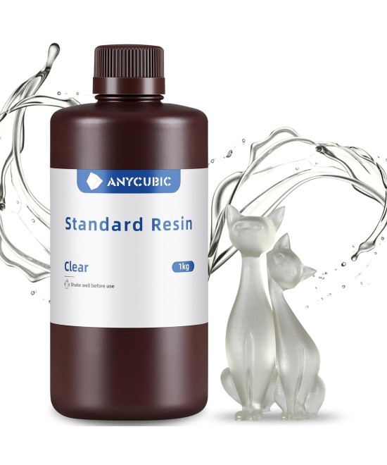 Resina UV ANYCUBIC 1000g para impresoras 3D Standard