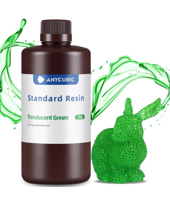 Resina UV ANYCUBIC 1000g para impresoras 3D Standard