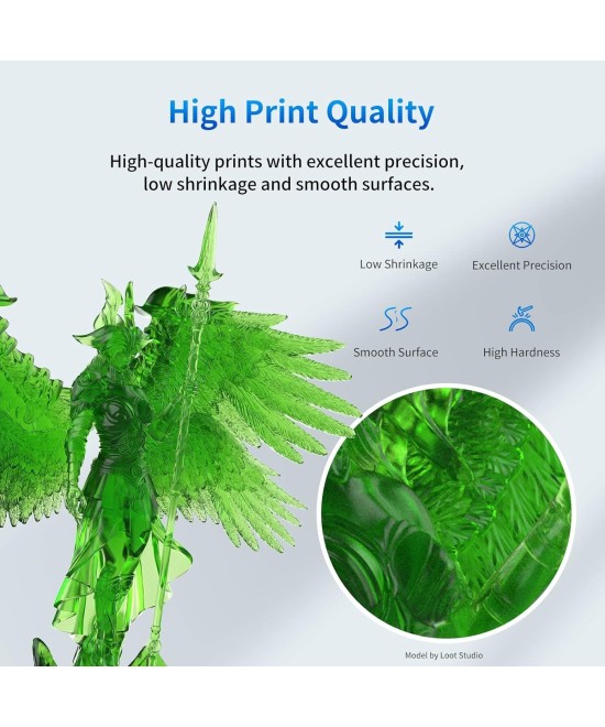 Resina UV ANYCUBIC 1000g para impresoras 3D Standard
