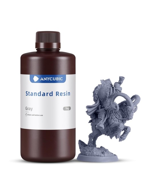 Resina UV ANYCUBIC 1000g para impresoras 3D Standard