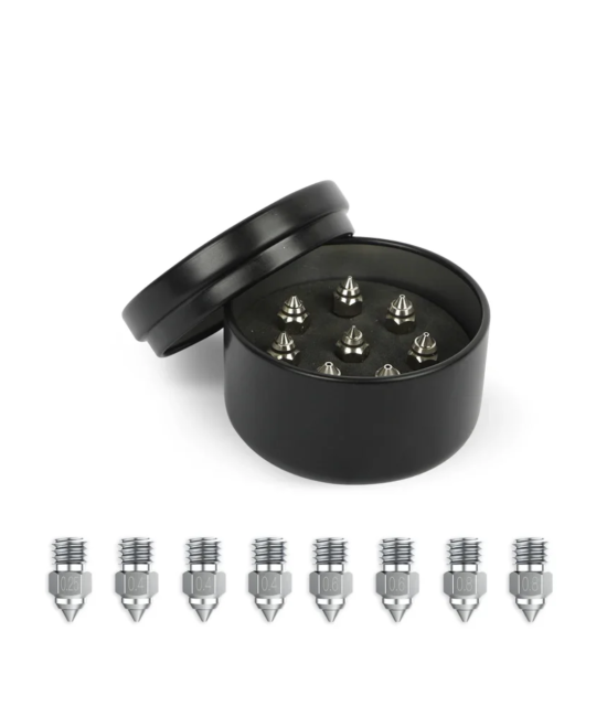 Set de 8 Boquillas para filamento CREALITY