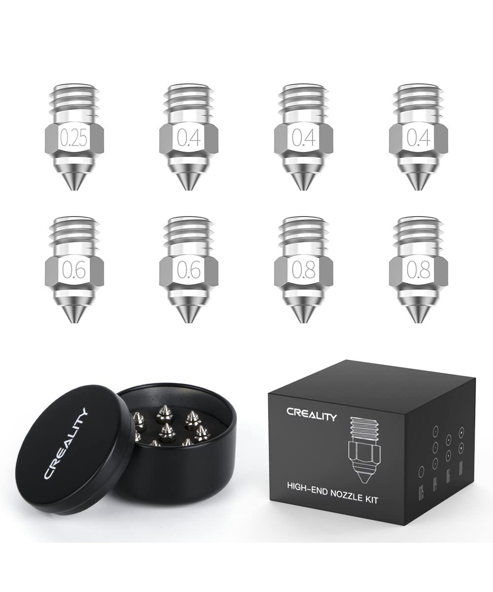 Set de 8 Boquillas para filamento CREALITY