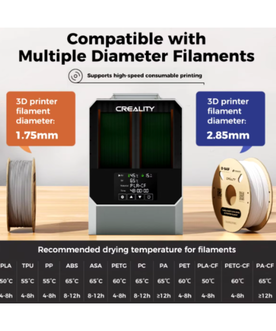 Secador de filamento CREALITY DB-04 PLUS