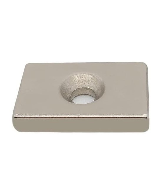 imán de neodimio rectangular con agujero