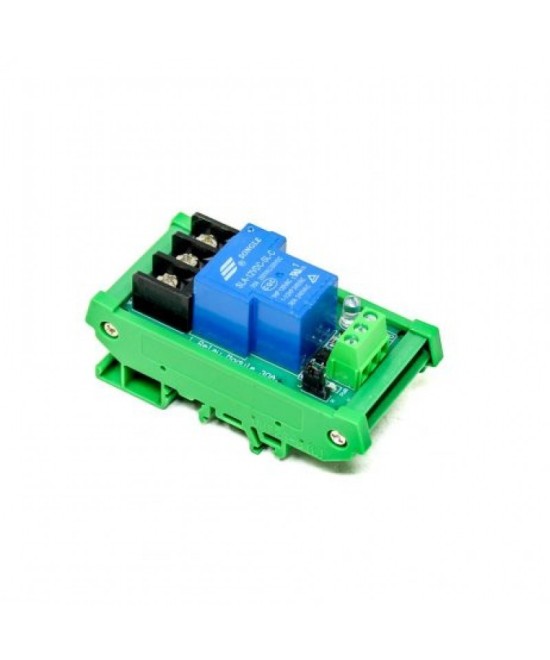 Modulo Rele 1 - 8 Canales 5/12V 30A con base para riel
