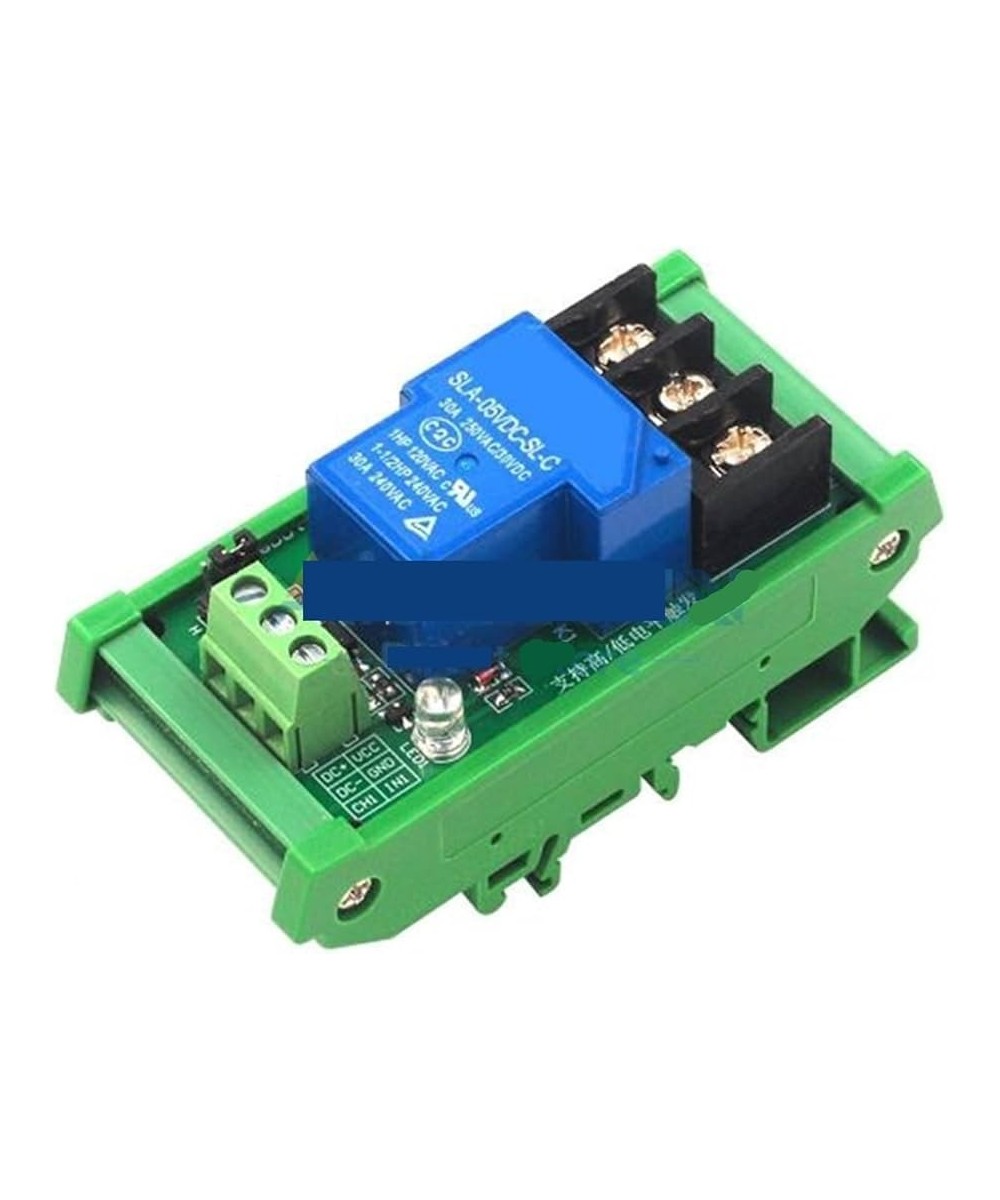 Modulo Rele 1 - 8 Canales 5/12V 30A con base para riel