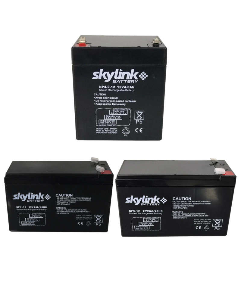 Bateria de acido 12V 4-9Ah SKYLINK