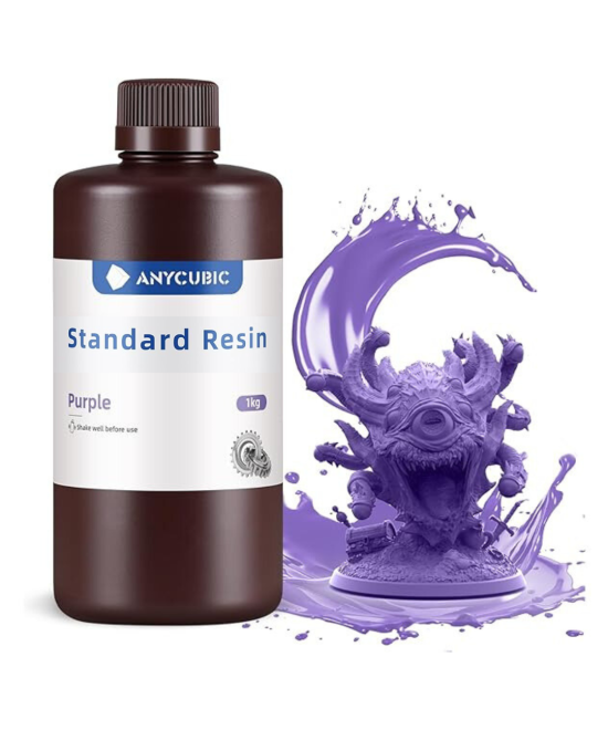 Resina UV ANYCUBIC 1000g para impresoras 3D Standard