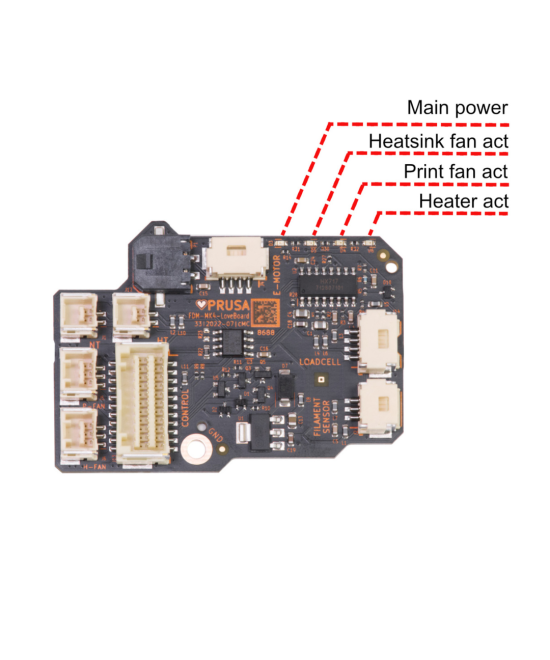 Tarjeta electronica de repuesto para extrusor de impresora 3D MK4 PRUSA