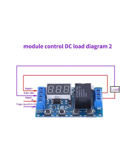 Modulo rele 1 canal con pantalla JZ-801