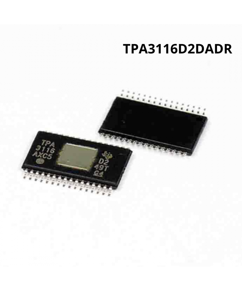 Integrado de audio TPA3116D2DADR 50w clase D