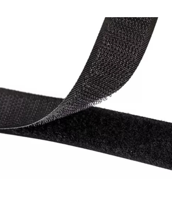 Velcro color negro 5 Metros