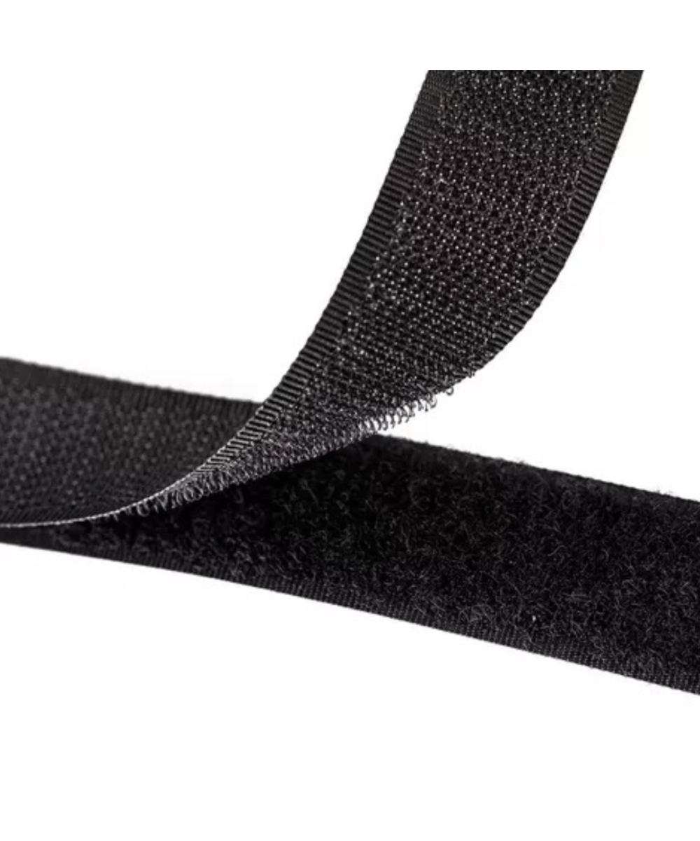 Velcro color negro 5 Metros