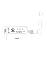 Adaptador Bluetooth a RS485 DX-CP24