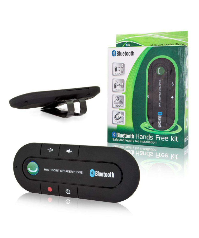 Manos libres Bluetooth para vehiculo con parlante incorporado