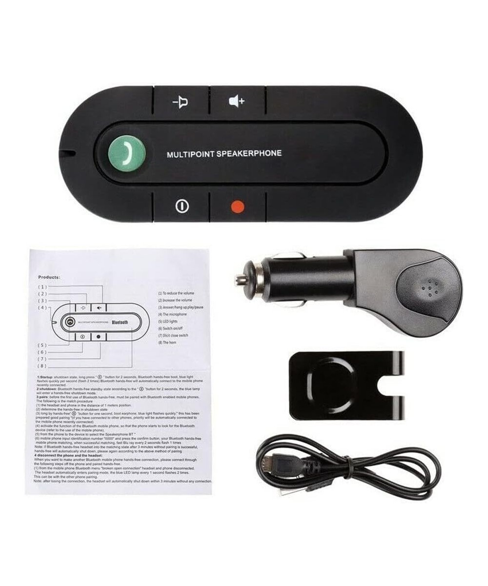 Manos libres Bluetooth para vehiculo con parlante incorporado