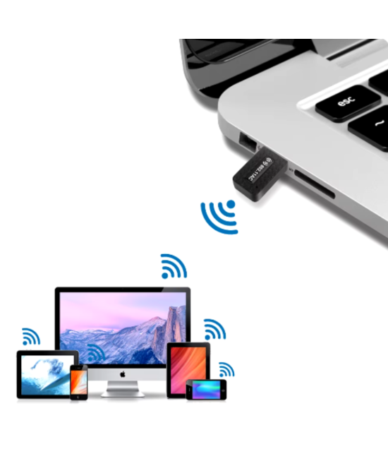 Adaptador Wifi USB 3.0 banda dual 2.4G y 5.8G 1300MBPS AC1300-6B14