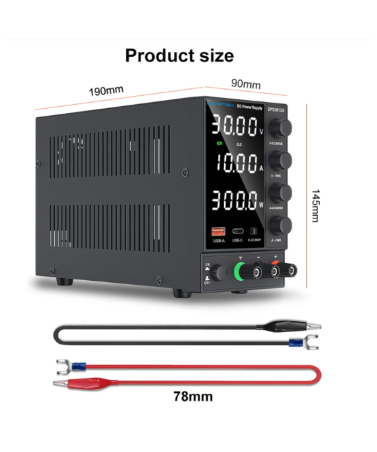 Fuente de alimentacion variable 30V 10A DPS3010U WANPTEK