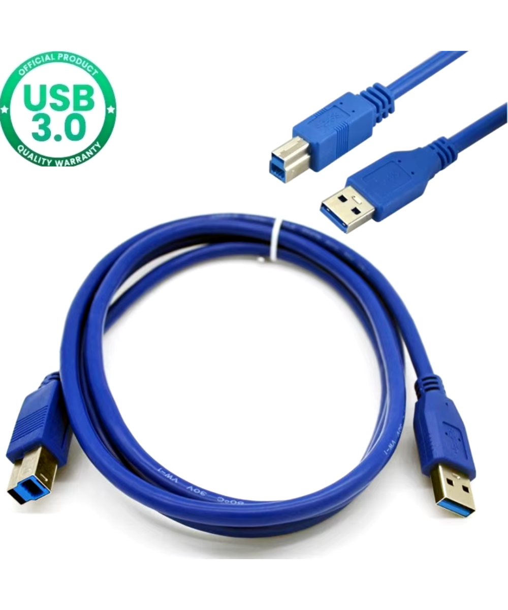 Cable USB 3.0 para impresora Macho a B-Macho 1.5M