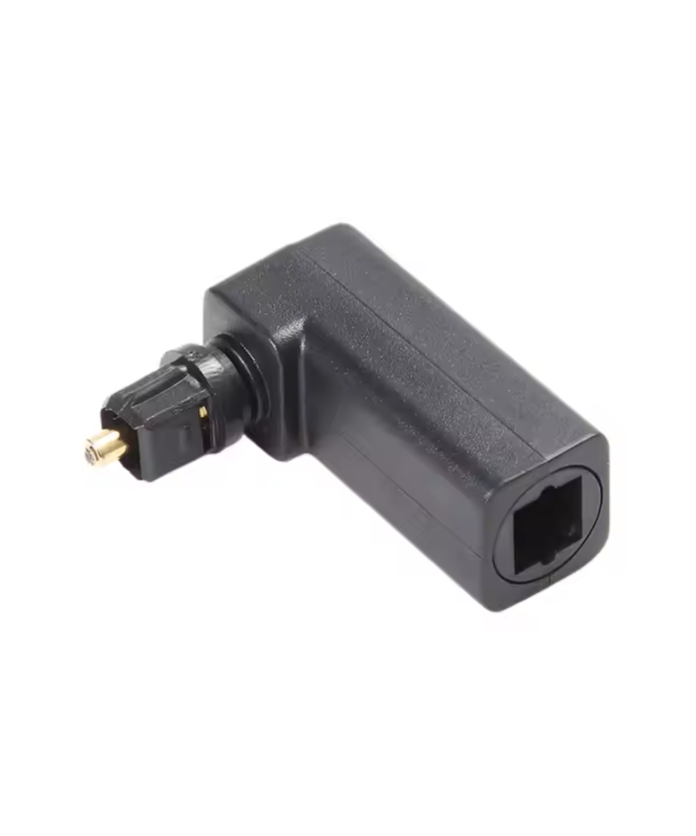 Adaptador de cable audio optico tipo L H-M