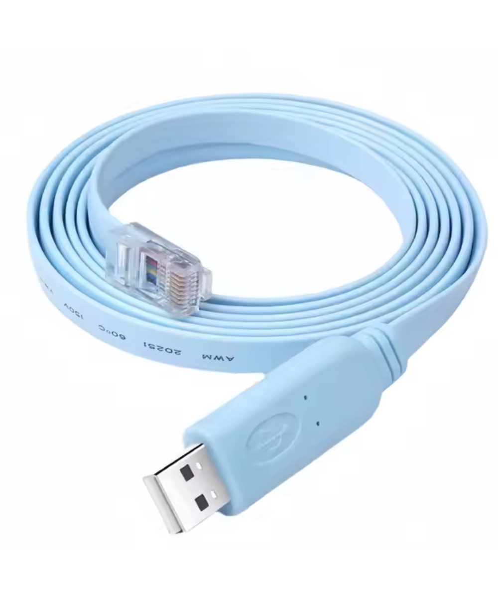 Cable de Consola USB RS232 a RJ45 Cisco 1.8m