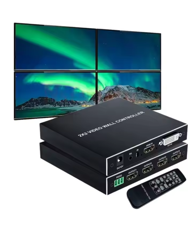 Separador Multipantalla Videowall 1 Entrada x 4 Salidas 4K HDMI/DVI-D