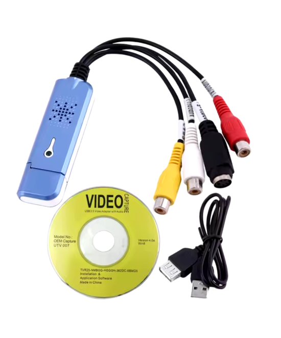 Capturadora de video USB 2.0 EasyCap RCA