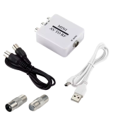 Convertidor de audio y video AV a RF (Modulador)