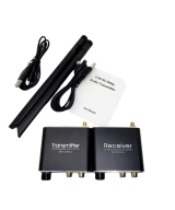 Transmisor y receptor de audio RCA 3.5mm 2.4G Inalambrico 192kHz 24bit HiFi