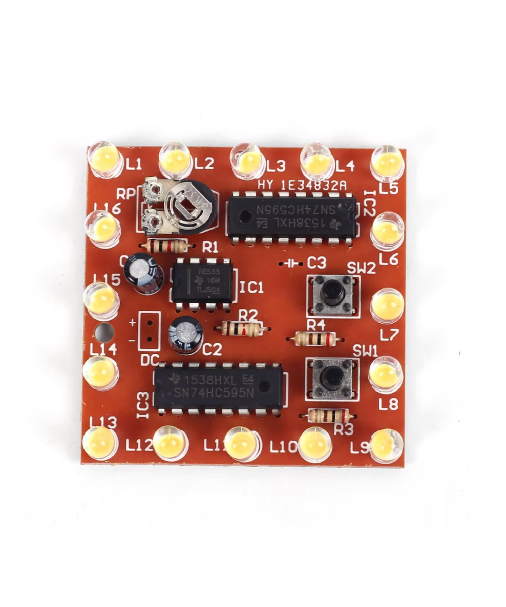 Modulo de luces NE555 + 74HC595 16Bit 16 canales con flujo de agua