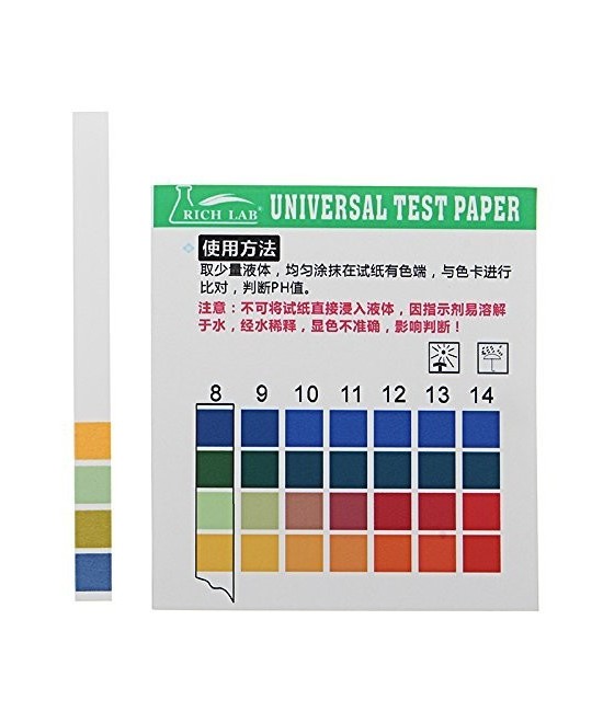 Tiras de prueba de pH SunGrow (100 unidades)