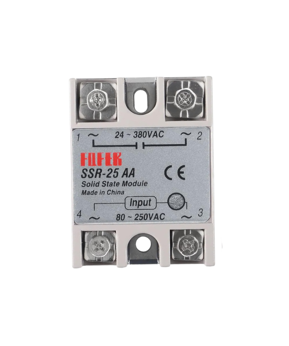 Rele de Estado Solido SSR AA 80-250 VAC 25A