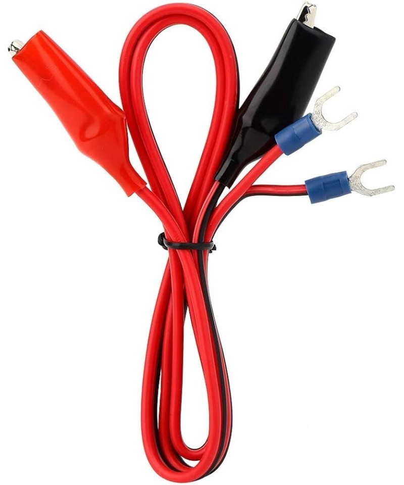 Cable de prueba con pinza lagartija y abrazadera