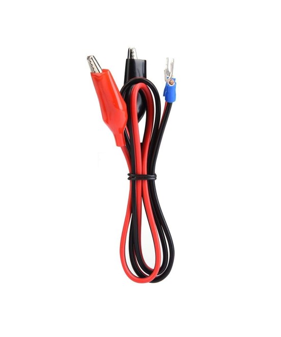 Cable de prueba con pinza lagartija y abrazadera