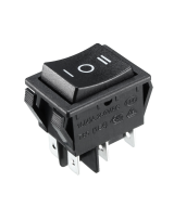 Interruptor momentaneo KCD4 3 posiciones ON-OFF-ON 6 pines 16A