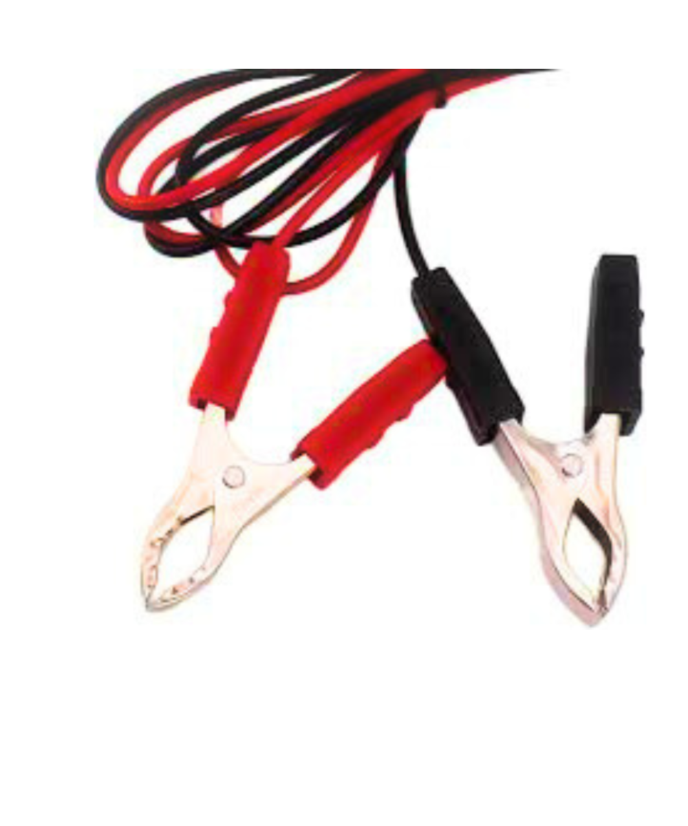 Cable cocodrilo 30A niquel 2M