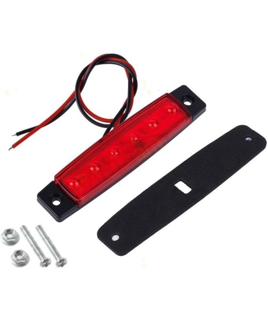 Luz Led indicadora roja y verde 3.8 pulgadas 12v