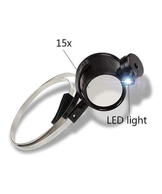 Lupa led para cabeza 15x