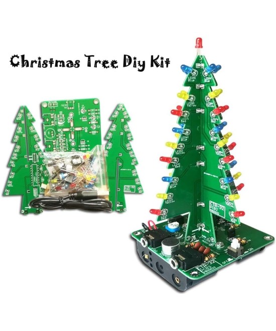 Kit arbol de Navidad activado por voz DIY