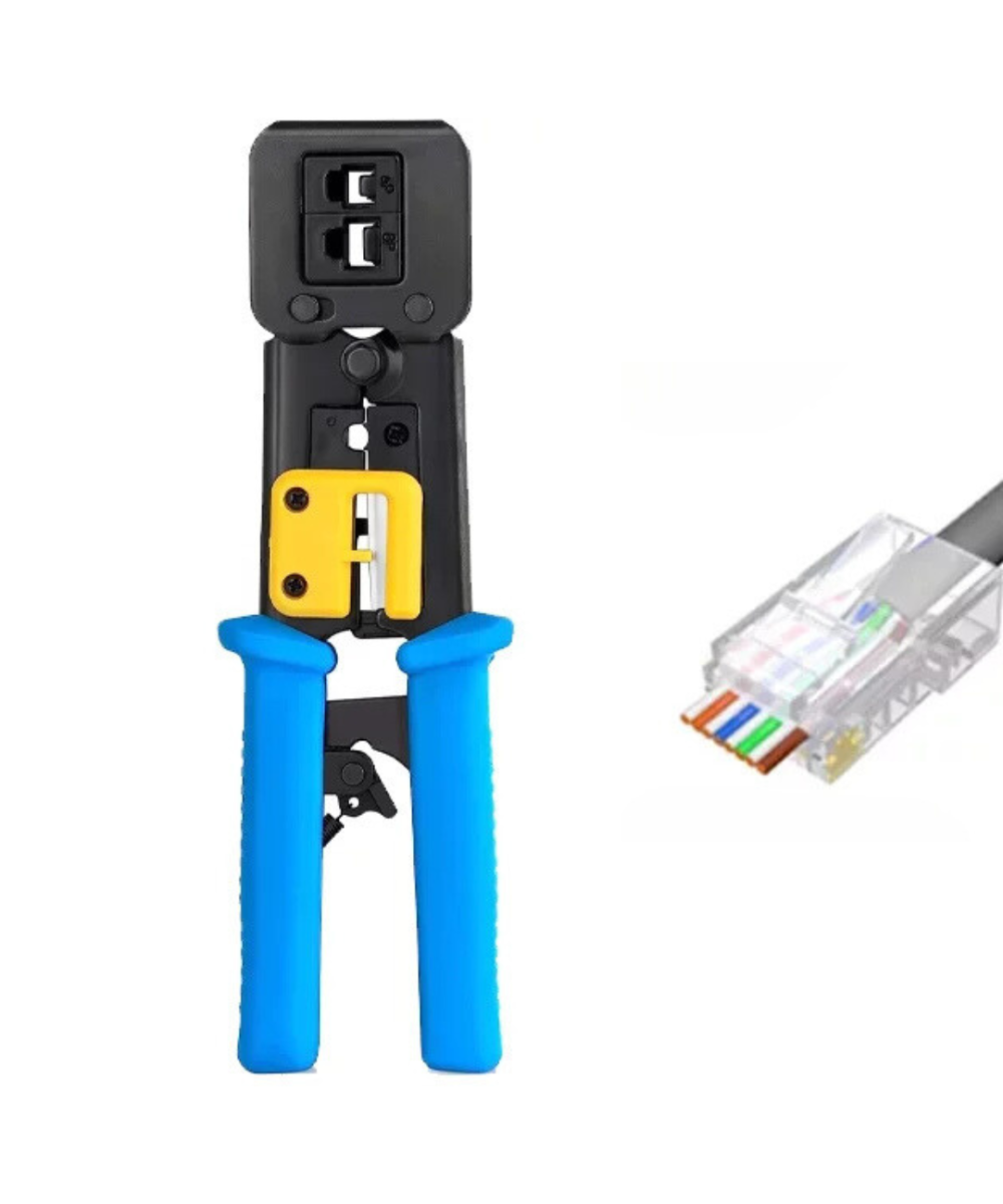 Crimpadora para conector RJ11 Y RJ45