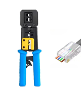 Crimpadora para conector RJ11 Y RJ45