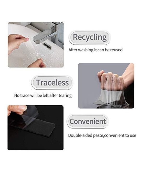 Nano cinta adhesiva de doble cara transparente 10-20mm